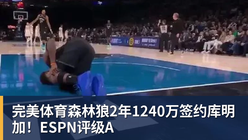 完美体育森林狼2年1240万签约库明加！ESPN评级A